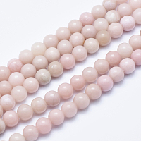 ARRICRAFT Natural Pink Opal Beads Strands, Round, 8mm, Hole: 1mm, about 48pcs/strand, 15.7 inches(40cm)
