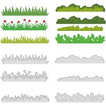 GLOBLELAND Grass Edge Metal Die Cuts Grass Edge Cutting Dies Cut Stencils for Scrapbooking Cutting Dies DIY Album Card Making Decor Craft Photo Album Decorative Embossing Paper Dies