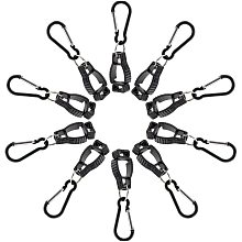 GORGECRAFT 10PCS Glove Grabber Clip Holder Work Safety Clip Glove Keeper with Carabiners for Work Construction Labor Worker Glasses Helmets Hanger Clamp Grabber Catcher for Belt Loop Guard Supply