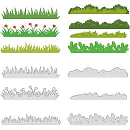 GLOBLELAND Grass Edge Metal Die Cuts Grass Edge Cutting Dies Cut Stencils for Scrapbooking Cutting Dies DIY Album Card Making Decor Craft Photo Album Decorative Embossing Paper Dies