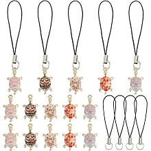 SUNNYCLUE 1 Box 40pcs 5 Color Phone Charms Strap Kawaii Cellphone Charm Tortoise Sea Summer Hawaii Ocean Phone Charm for Women Adults DIY Wallet Keychain Moblie Phone Case Camera Bag Decoration