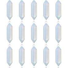 CHGCRAFT 15Pcs Crystals Stones Sets Opal Healing Crystals Stones Bulk Polished Tumbled Real Opal Crystals Wands Set for Energy Balancing Chakra Meditation Therapy