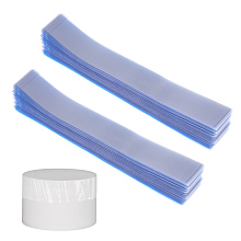 BENECREAT PVC Heat Shrink Films, for Sleeve Label Printing, Rectangle, Clear, 190x28mm