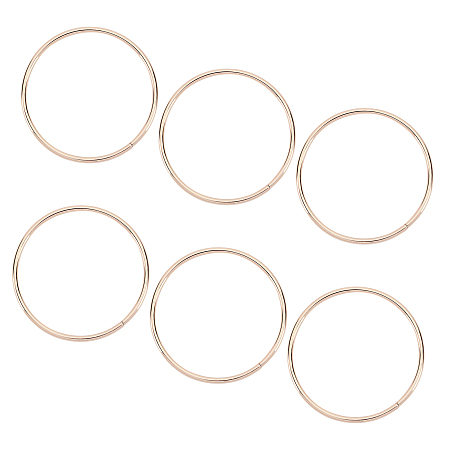 Round/Circular Ring Iron Purse Handles, for Bag Making, Purse Making, Handle Replacement, Golden, 110.5x4mm