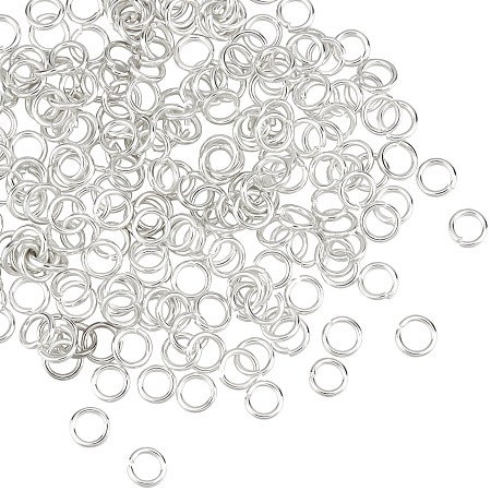 Unicraftale 304 Stainless Steel Jump Rings, Close but Unsoldered Jump Rings, Silver, 3.5x0.6mm; ; Inner Diameter: 2.3mm, 200pcs/box