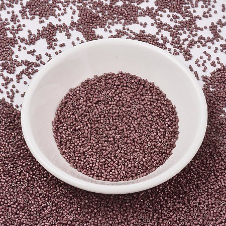 MIYUKI® Delica Beads, Cylinder, Japanese Seed Beads, 11/0, (DB1167) Galvanized Matte Berry, 1.3x1.6mm, Hole: 0.8mm; about 2000pcs/10g