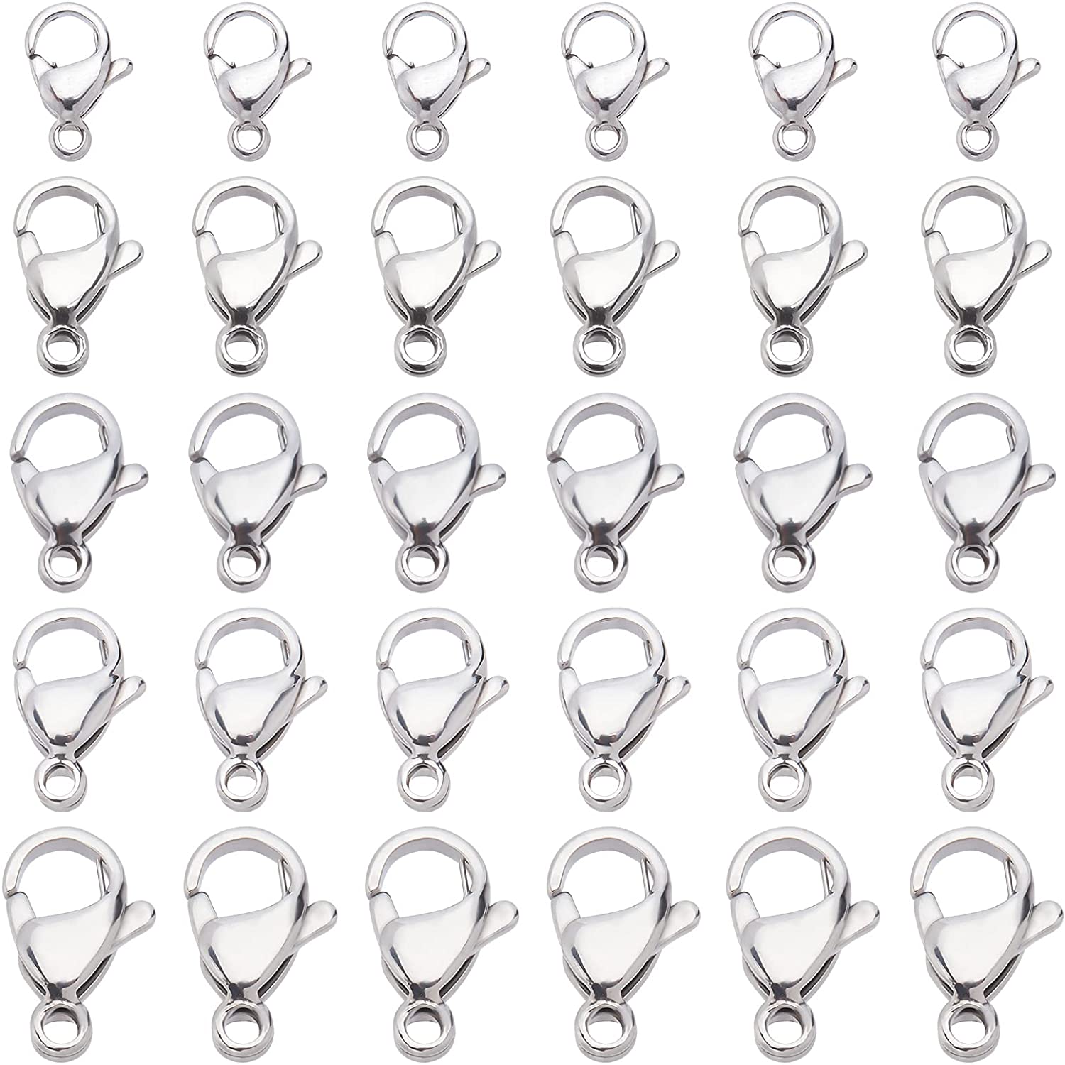 24X DIY Magnetic Lobster Claw Clasps Necklace Jewelry Bracelets Locking  Extender - Morris