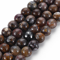 ARRICRAFT Natural Pietersite Beads Strands, Round, 8~9mm, Hole: 1mm, about 45~48pcs/strand, 15.7 inches