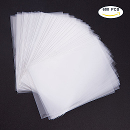 PandaHall Elite Crystal Clear Cello Cellophane Bags Size 10x7cm Acrylic Coated Crisp Treat Bag Gift Basket Supplies, about 600pcs/bag