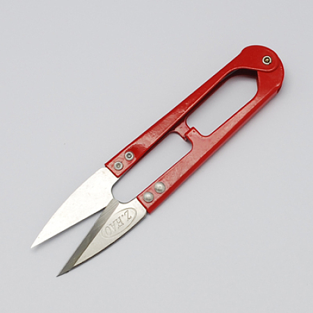 Honeyhandy Stainless-Steel Scissors, Red, 110x24x10mm