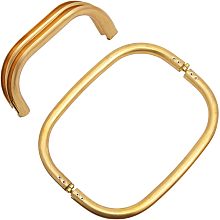 CHGCRAFT 2PCS Metal Purse Frames Purse Hardware Golden Coin Purse Kiss Clasp Lock for Purse Bag Making DIY Craft