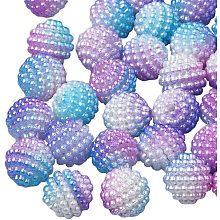 CHGCRAFT About 200pcs Acrylic Beads Imitation Gemstone Style Spacer Beads Drop Shaped Loose Beads Charms for DIY Jewelry Making 1x0.6inch, Hole 0.07inch