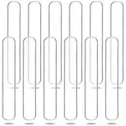 GORGECRAFT 20PCS Transparent 2.24 inch Strip Door Handle Bumper Soft Wall Protector Self Adhesive Door Knob for Wall Shield Guard Sliding Clear Door Bumpers Stopper Silencer