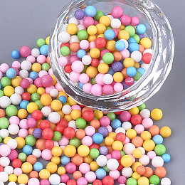 Honeyhandy Small Craft Foam Balls, Round, for DIY Wedding Holiday Crafts Making, Mixed Color, 2.5~3.5mm