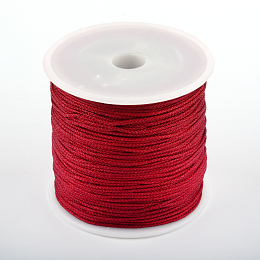 Honeyhandy Nylon Thread, FireBrick, 1mm, about 87.48 yards(80m)/roll