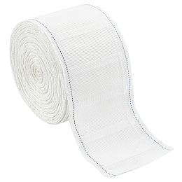 GORGECRAFT 9M Curtain Pleat Tape Drapery Tape Curtains Heading Tape Adhesive Flat Polyester Ribbons for DIY Pinch Pleat Curtain Accessories (White)