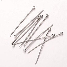 Pick Stainless steel flat Head Pin Earring Craft Jewelry Making Pendants Pins 