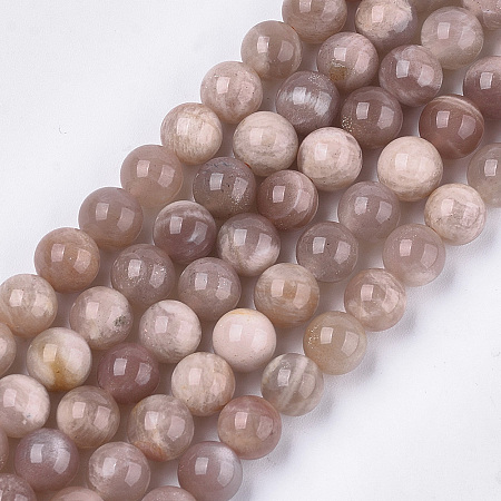 Arricraft Natural Sunstone Beads Strands, Grade A, Round, 8mm, Hole: 1mm, about 45~48pcs/strand, 15.3 inches