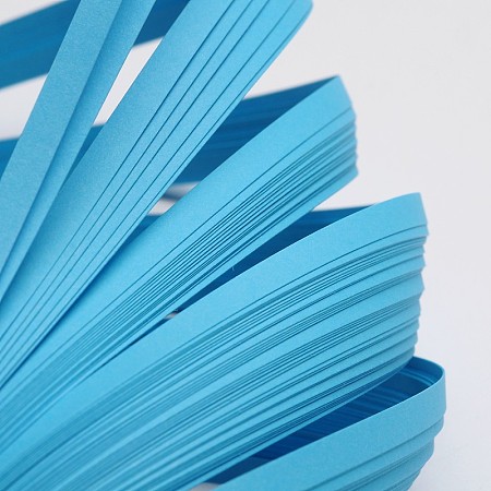 Honeyhandy Quilling Paper Strips, Deep Sky Blue, 530x5mm, about 120strips/bag