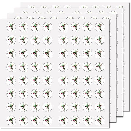 CREATCABIN 512pcs Bird Planner Stickers Self-Adhesive Stickers with Planners Journals Agendas DIY Calendar Crafting Tabs Events Flags 8 Sheets Decoration for Gifts Box Envelope Seals