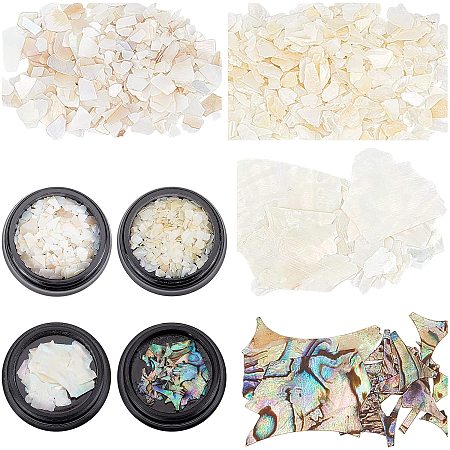 SUNNYCLUE 4 Box 4 Style Seashells Resin Fillers Alloy Epoxy Resin Supplies Starfish Seahorse Resin Accessories Filling Charms Nail Art Slices for DIY Jewelry Making Nail Arts