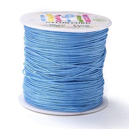Honeyhandy Nylon Thread, Light Sky Blue, 1mm, about 98.43yards/roll(90m/roll)