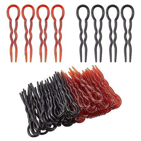 NBEADS 60 Pcs U Shaped Hair Pins, Hair Style Grip Pins ...