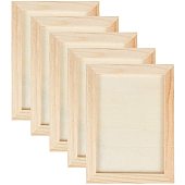 OLYCRAFT 10PCS Unfinished Wood Cradled Painting Panel Boards