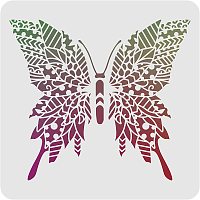 FINGERINSPIRE Butterfly Stencils Wall Decoration Template 11.8x11.8inch Plastic Butterfly Drawing Painting Stencils Templates Sets for Painting on Walls Furniture Crafts