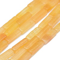 ARRICRAFT Natural Yellow Aventurine Beads Strands, Cuboid, 12.5~13.5x3~5x3~4.5mm, Hole: 1mm, about 30~32pcs/strand, 15.1~15.9 inches(38.5~40.5cm)
