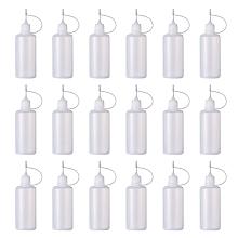 BENECREAT 18 Pack 2 Ounce Multi Purpose DIY Precision Tip Applicator Bottles Glue Applicator for DIY Quilling Tool, Precision Oiler and Alcohol Ink