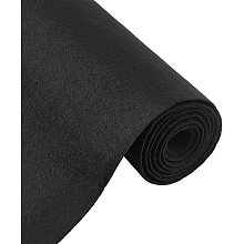 BENECREAT 15.7x118'' Black Felt Roll Craft Felt Nonwoven Fabric Sheets(0.9mm Thick) Great Felt for Crafts, Patchwork Sewing, Costumes