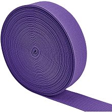 SUPERFINDINGS About 17.5 Yards Braided Elastic Bands Ultra Thick Flat Elastic Bands Medium-Orchid Color Knit Webbing Sewing Accessories for Sewing DIY Crafts, 1.57 inch