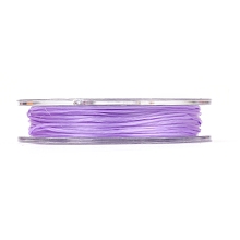 Honeyhandy Strong Stretchy Beading Elastic Thread, Flat Elastic Crystal String, Lilac, 0.8mm, about 10.93 yards(10m)/roll