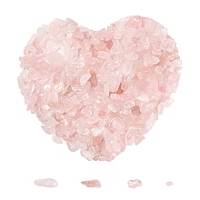 Honeyhandy Natural Rose Quartz Chip Beads, No Hole/Undrilled, 2~8x2~4mm, 50g, about 850pcs/set