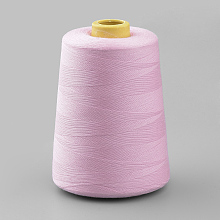 Honeyhandy Polyester Sewing Thread Cords, For Cloth or DIY Craft, Pearl Pink, 0.1mm, about 7000yards/roll