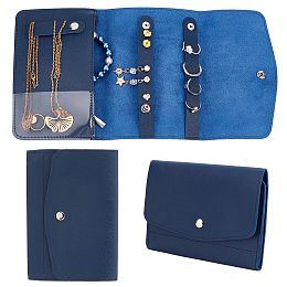 Craspire 12 pc 12 Pcs Velvet Jewelry Pouches with Snap Button