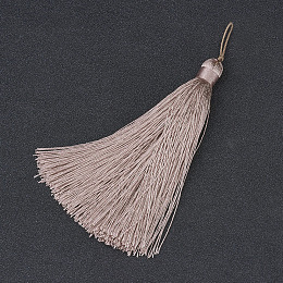 Honeyhandy Nylon Tassel Big Pendants, Thistle, 105x11mm