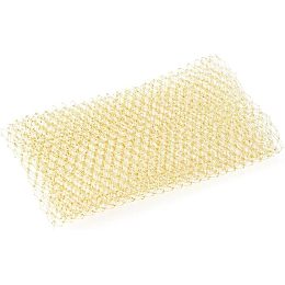 OLYCRAFT 1.1 Yard Gold Veil Neting Fabrics 9.4~9.8 Inch Wide Bridal Wedding Veil Net Birdcage Veil Netting Fascinator Millinery Netting Fabric Mesh Fabric for Bride's Headdress Veil Making