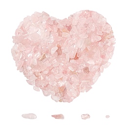 Honeyhandy Natural Rose Quartz Chip Beads, No Hole/Undrilled, 2~8x2~4mm, 50g, about 850pcs/set