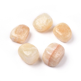 Honeyhandy Natural Topaz Jade Beads, Tumbled Stone, Vase Filler Gems, No Hole/Undrilled, Nuggets, 20~35x13~23x8~22mm