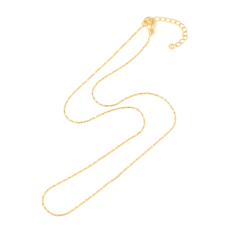 Honeyhandy Gold Plated Tin Alloy Snake Chain Fine Necklaces,, with Lobster Claw Clasps, 18 inch, 0.5mm