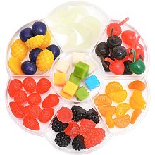 CHGCRAFT 70 PCS Artificial Fruits Fake Simulation Fruits for Decoration Lifelike Plastic Fruits Realistic Faux Fruit Decor for Home Kitchen Garden Decorations Party Supplies Photography Props