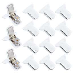 GLOBLELAND 16 Pcs Prevent Slipping Cloth Clips Bed Sheet Hold Down Clip Duvet Clips Blanket Fasteners to Secure Bedding Comforter Clips -No Shifting or Bunching