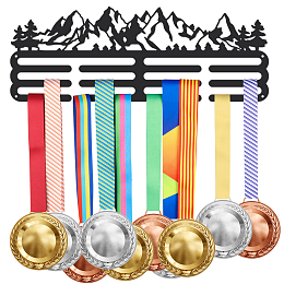 SUPERDANT Mountain Forest Medal Hanger Sports Wall Mounted Medal Holder for 60+ Hanging Medal Rack Display Rack Awards Sports Ribbon Holder Display Wall Hanging Athlete Gift