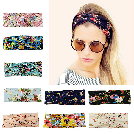 ARRICRAFT Elastic Headbands for Girls, Hair Accessories, Mixed Color, 19.68 inches(500mm)x80mm