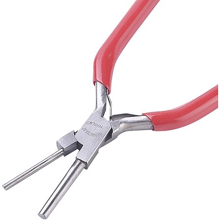 BENECREAT Bail Making Pliers Wire Looping Forming Pliers with Non-Slip Comfort Grip Handle for 7mm and 9mm Loops and Jump Rings