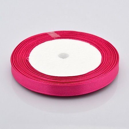 Honeyhandy Valentines Day Gifts Boxes Packages Satin Ribbon, Rose Madder, 25yards/roll(22.86m/roll)