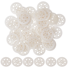 GORGECRAFT 100Pcs Plastic Washers Load Spreading Polypropylene Washers Ceiling Disc for Fixing and Supporting Rigid Foam Insulation Foam Board Load Spreading for Screws Nail, 46.5Mm in Diameter