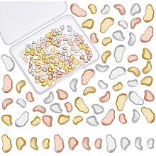 OLYCRAFT 244pcs Bean Resin Fillers Nugget Whale Teeth Alloy Cabochons 12-Style Epoxy Resin Supplies Nail Art Decoration Accessories for Resin Jewelry Making and Nail Arts